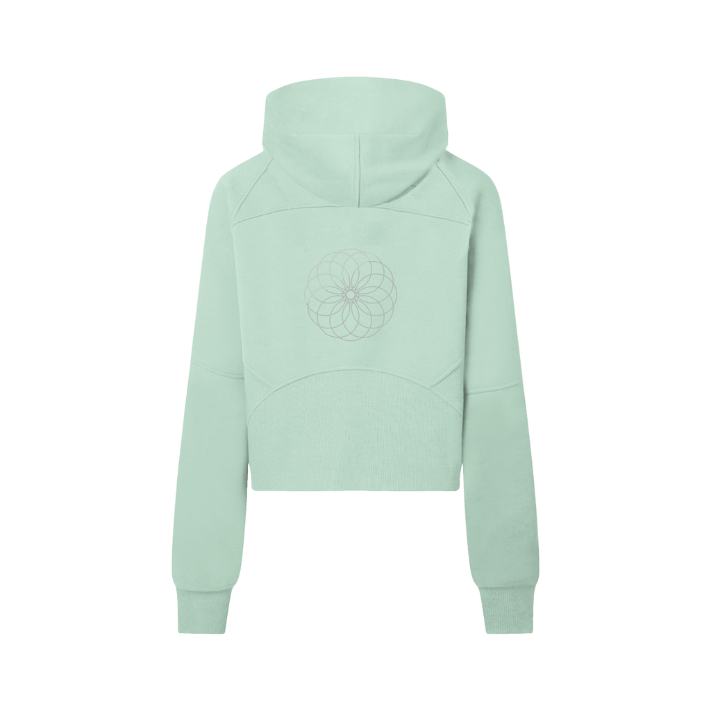 Cropped Half-Zip Hoodie