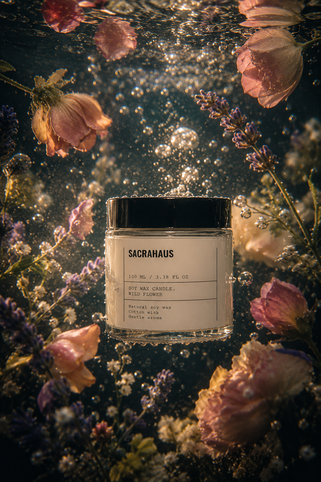 Soy Wax Candle, Wild Flower