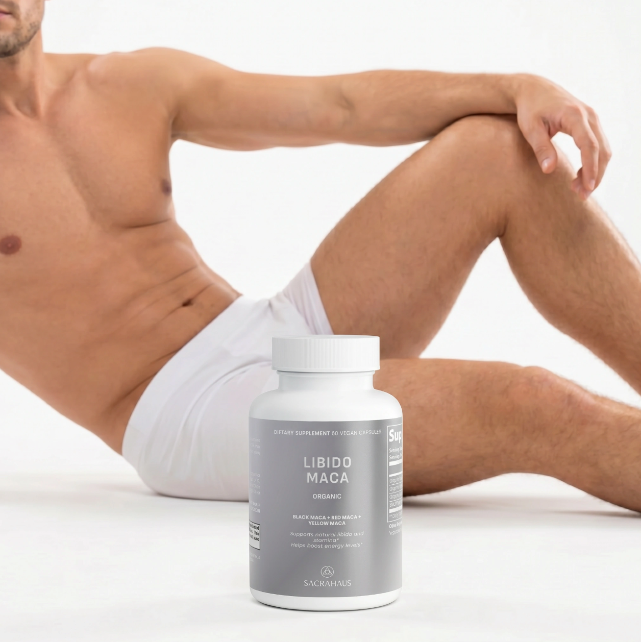 SACRAHAUS Organic Maca Supplement for Libido Boost