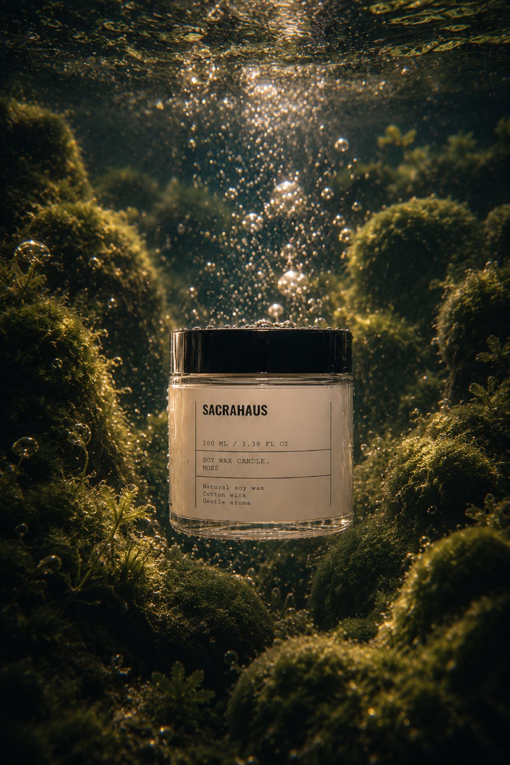 Soy Wax Candle, Moss