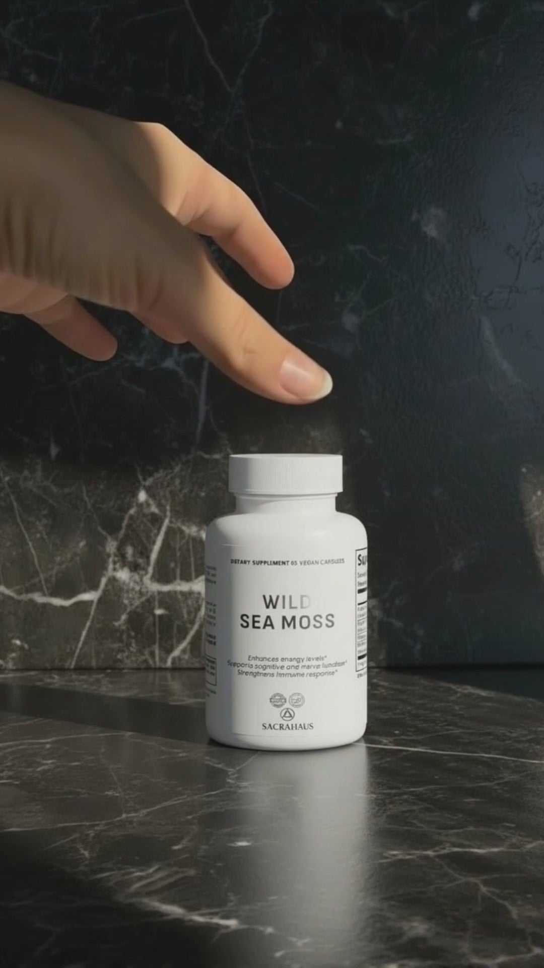 SACRAHAUS Wild Sea Moss Vegan Capsules