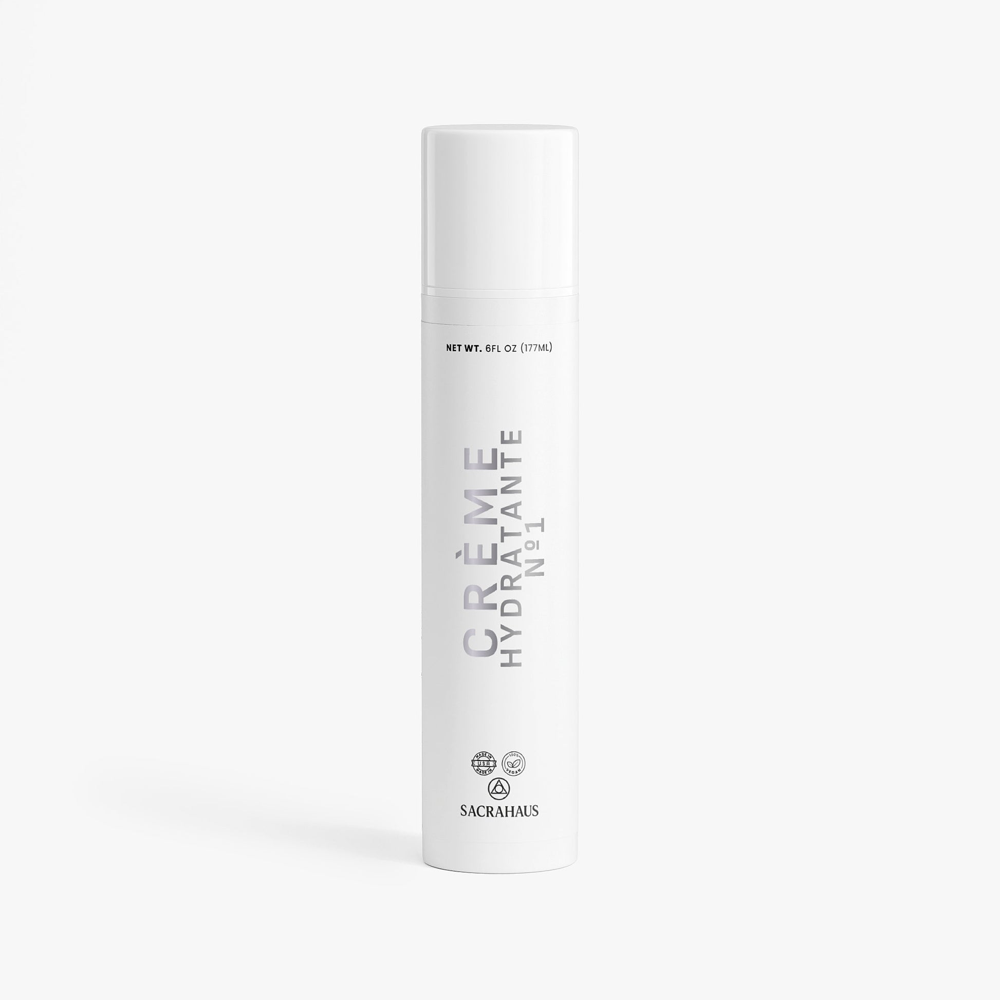 SACRAHAUS Watermelon Hydration Moisturizer in a sleek white bottle for deep skin hydration