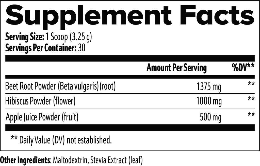 SACRAHAUS organic beetroot powder supplement nutrition facts for post-workout recovery