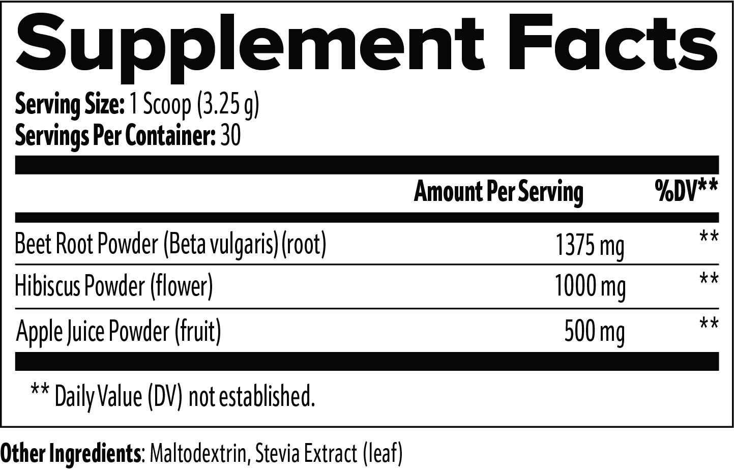 SACRAHAUS organic beetroot powder supplement nutrition facts for post-workout recovery