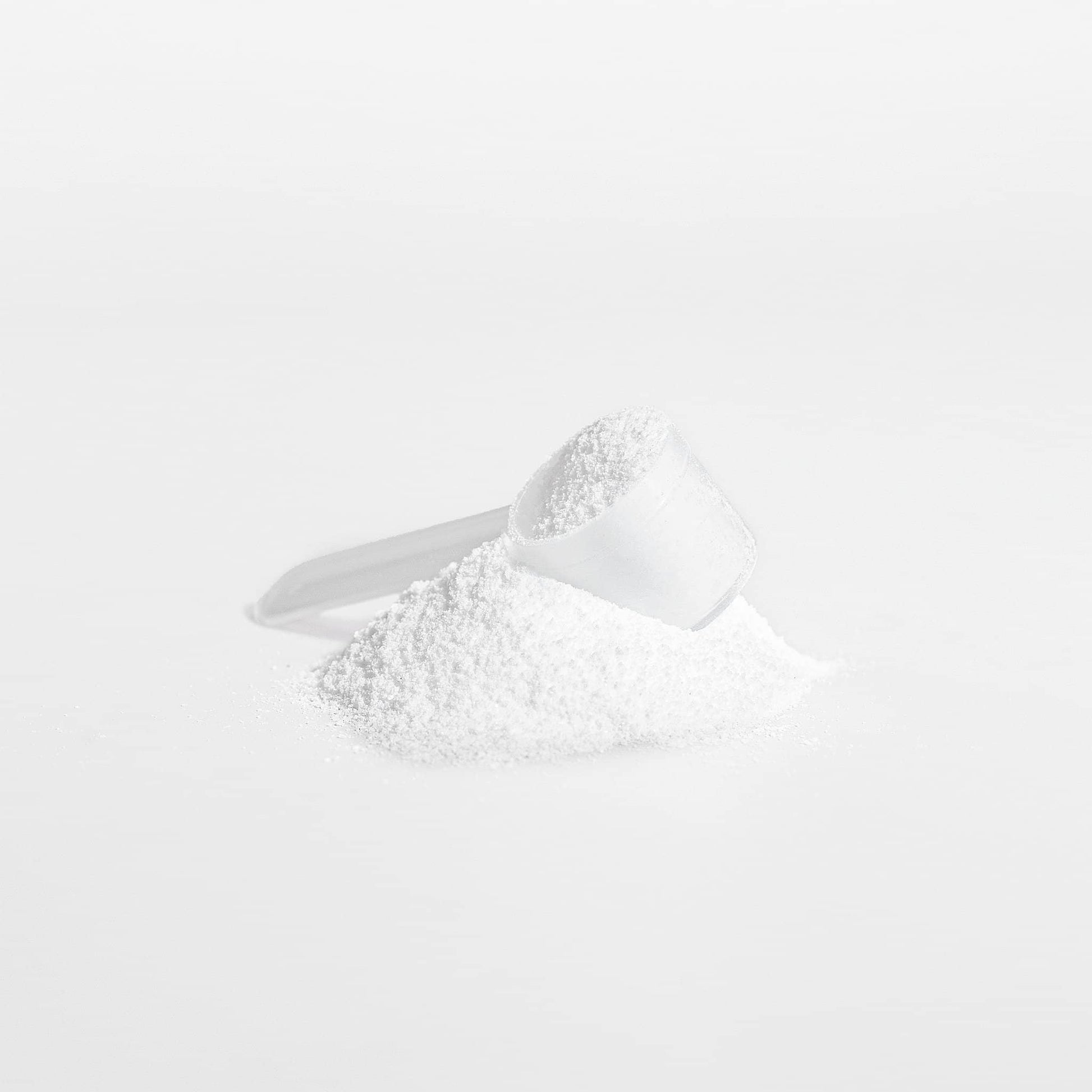 SACRAHAUS vegan creatine monohydrate powder with a measuring scoop for muscle building